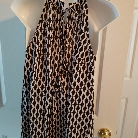 NEW Mud Pie Teagan Tassel B&W Tank S - Picture 3 of 8